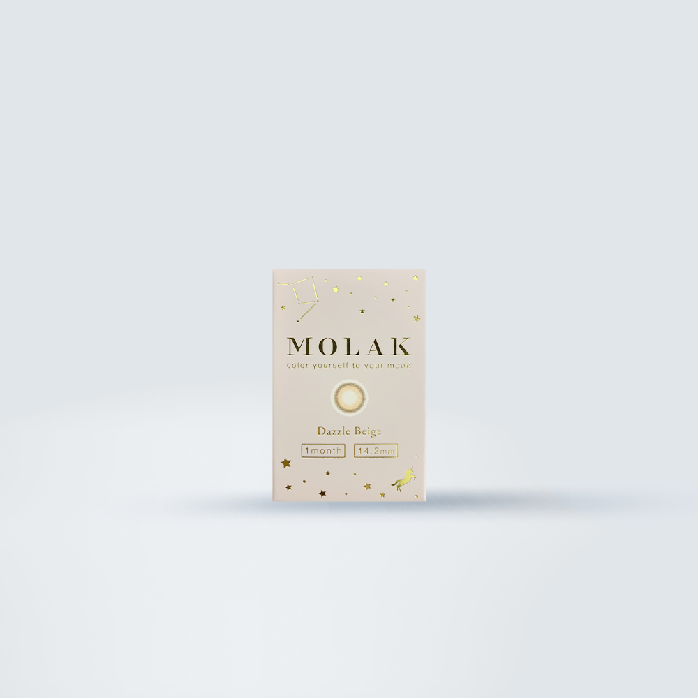 MOLAK 1 Month Dazzle Beige (2 lenses per box)