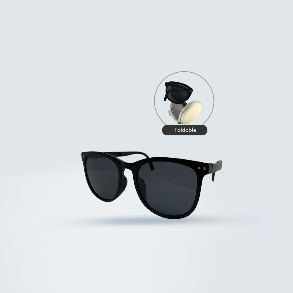 Foldable Adult Sunglasses (Black)